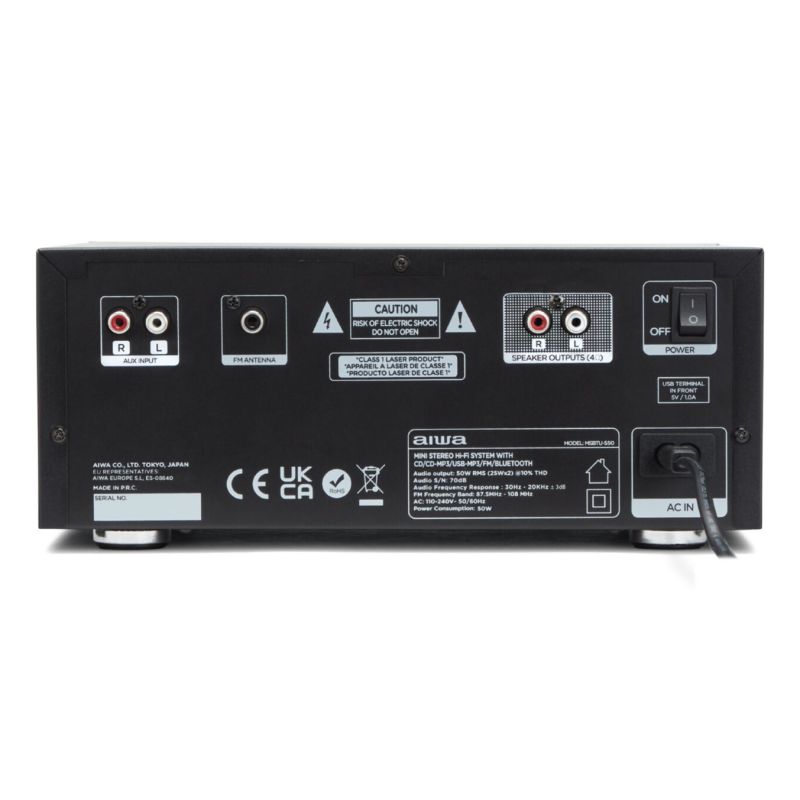 3. AIWA Mini wieża MSBTU-550