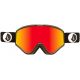 3. Gogle snowboardowe damskie/męskie Volcom Yae sportowe narciarskie ochrona UV czerwone (VG0722300)