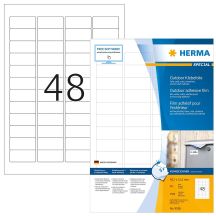 HERMA Etik. A4 Outdoor Klebefolie weiĂź 45,7x21,2mm 1920 St.