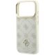 6. Etui Guess Peony 4G Small Logo MagSafe na iPhone 17 Pro Max / 18 Pro Max - beżowe