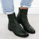 6. Botki damskie zielone Jezzi ASA62-16