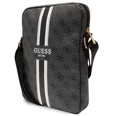 2. Torba Guess 4G Stripes na tablet 10" - czarna