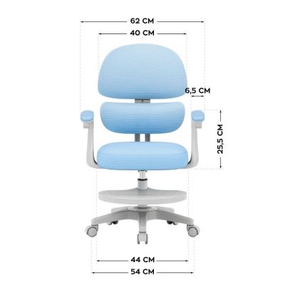 9. Fotel obrotowy Junior 4.4 Blue