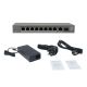 6. LevelOne PoE+Switch 8xGE PoE/1xGE/1xSFP 120W unmanag.Plastik