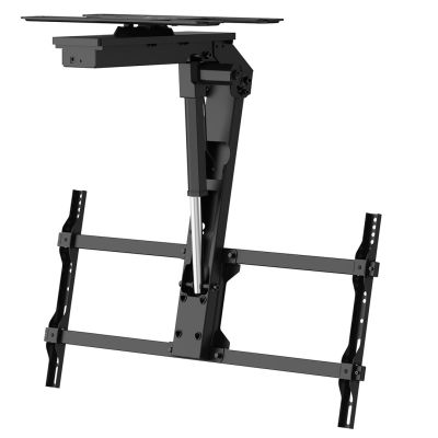 3. Uchwyt elektryczny do TV Maclean, sufitowy, obsługa Tuya, max. VESA 800x400, reg. w poz. +90°~-90°, dla TV 43-86", max. 45kg, MC-109 T