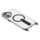 5. Etui na iPhone 17 z podstawką krótkim paskiem 30 cm i długim paskiem 120 cm kompatybilne z MagSafe - czarne