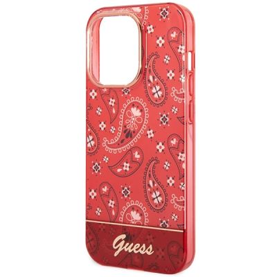 6. Etui Guess Bandana Paisley na iPhone 14 Pro Max - czerwone