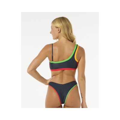 6. Top RIP CURL Gigi One Shoulder Top turkusowy