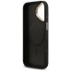 7. Etui Guess 4G Strass Logo & Big Strap Metal Buttons MagSafe na iPhone 17 - czarne