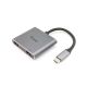 Equip 133484 stacja dokująca USB 3.2 Gen 1 (3.1 Gen 1) Type-C Srebrny