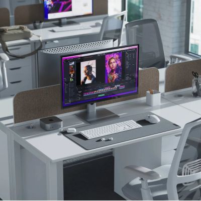 6. ALOGIC 27C5KPDT monitor komputerowy 68,6 cm (27") 5120 x 2880 px 5K Ultra HD LED Ekran dotykowy Przeznaczony dla wielu użytkowników Czarny, Srebrny