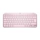 9. Klawiatura bezprzewodowa LOGITECH MX Keys Mini 920-010500 Różowa