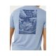 5. Koszulka męska RIP CURL Keep On Trucking Ss Tee niebieska