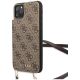 2. Etui Guess 4G Crossbody na iPhone 11 Pro Max - brązowe