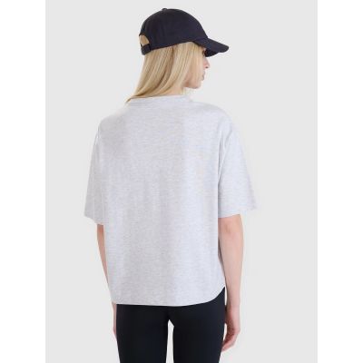 4. T-shirt damski oversize z nadrukiem 4F 4FRSS25TTSHF2873-27M