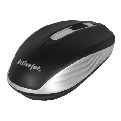 2. Activejet AMY-313 Mysz bezprzewodowa USB (optyczna; 1200 DPI; kolor czarno-szary)