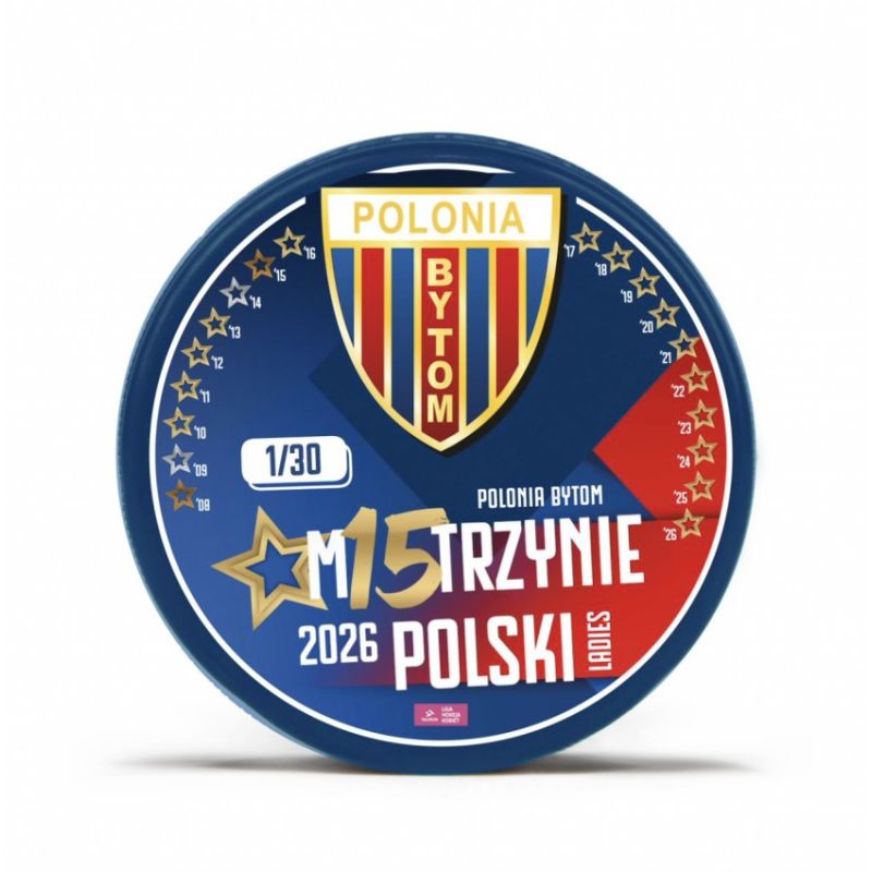 3. Krążek hokejowe Polonia Bytom 14 Mistrz BLUE WMN Ltd SREBKRMSPB