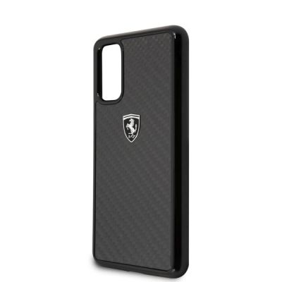 5. Etui Ferrari Carbon Heritage na Samsung Galaxy S20 - czarne