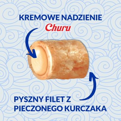 4. Przysmak CHURU Bites Tuńczyk&Przegrzebki kot 3x10g