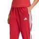 4. Spodnie damskie adidas Train Essentials 3-Stripes Woven czerwone KF8554