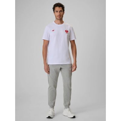 6. T-shirt bawełniany kibica męski 4F 4FRSS26TTSHM4203-10S