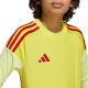 7. Koszulka bramkarska dla dzieci adidas Tiro 25 Competition Long Sleeve Jersey żółto-czerwona KJN2020