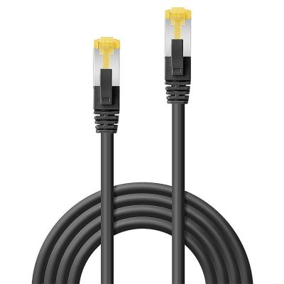 2. Lindy 47624 kabel sieciowy Czarny 1 m Cat6a U/UTP (UTP)