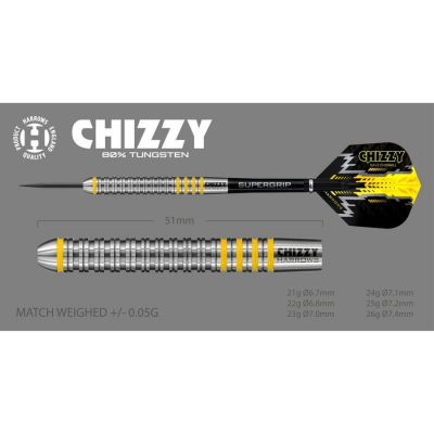 15. Rzutki Harrows Chizzy 80% Steeltip HS-TNK-000013896