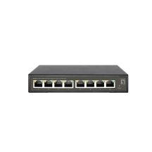 LevelOne GES-2108 przełącznik sieciowy Zarządzany L2 Gigabit Ethernet (10/100/1000) Czarny