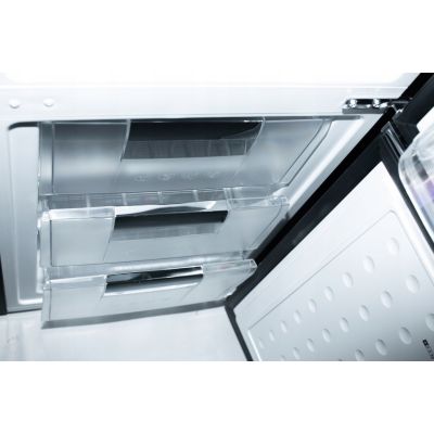 7. Lodówka Retro Ravanson LKK-250RB 250l | oświetlenie LED | styl vintage | 545 x 585 x 182 mm | czarny