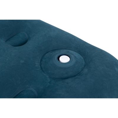 13. MATERAC FLOKOWANY 1-OSOBOWY Z WBUDOWANĄ POMPKĄ NOŻNĄ 191x73x22CM 24130