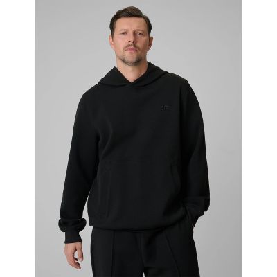 Bluza dresowa regular z kapturem męska 4F 4FRSS26TSWSM2793-20S