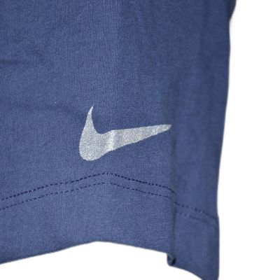 7. Koszulka Nike Dallas Mavericks Essential Dry T-shirt Chrome Logo College Navy - CZ7252-419