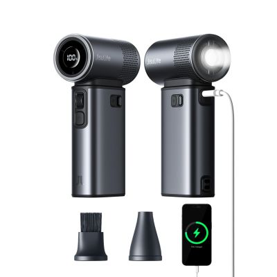 2. Mini dmuchawa Jisulife Handheld Fan Ultra2 9000mAh 5w1 przenośny wiatraczek USB - ciemnoszara