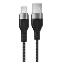 Kabel Acefast C11-04 USB-A - USB-C 3A 1,2 m w magnetycznym oplocie - czarny