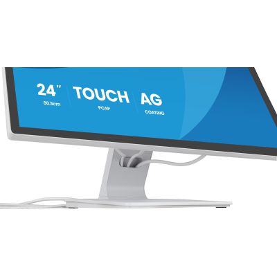 40. iiyama T2452MSC-W2AG monitor komputerowy 61 cm (24") 1920 x 1080 px Full HD LED Ekran dotykowy Biały
