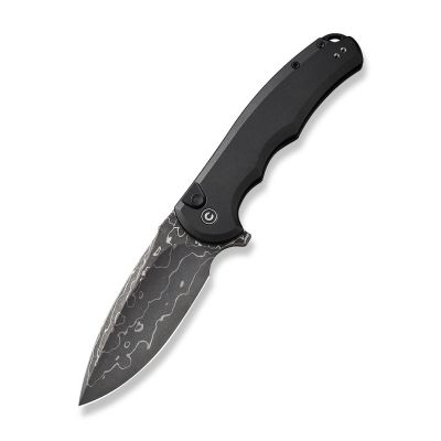 Nóż CIVIVI Button Lock Praxis Alu Black Damast
