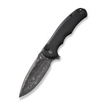Nóż CIVIVI Button Lock Praxis Alu Black Damast