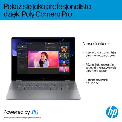 25. HP OmniBook X Flip 16-ar0016nw Ryzen AI 5 340 16.0"2K Touch OLED IPS 300nits AG 16GB LPDDR5X SSD1TB Radeon 840M Cam 5MPx + IR  68Wh Win11 Meteor Silver 2Y