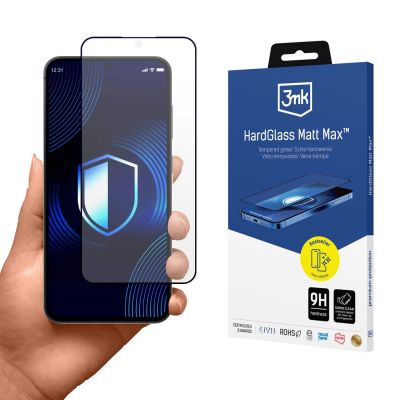 Matowe szkło hartowane 3mk HardGlass Matt Max na Samsung Galaxy S25