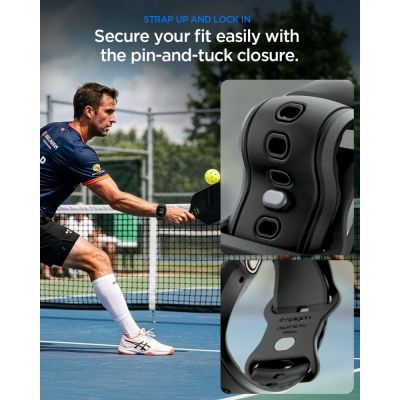 6. Pasek Spigen Liquid Air Pro na Apple Watch Ultra 49 mm - czarny