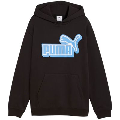 2. Bluza dla dzieci Puma Ess Logo Lab Relaxed Hoodie czarna 694674 01