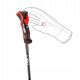 5. LEKI KIJE 3D AIRFOIL black/red 120