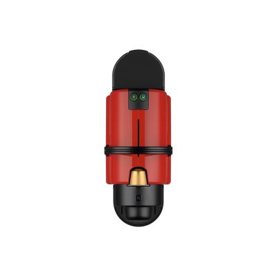 9. Ekspres kapsułkowy Krups Nespresso Inissia XN1005 (1260W; kolor czerwony)