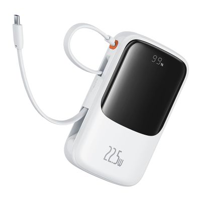 4. Powerbank Baseus Qpow Pro+ 22.5W 10000mAh USB-C - biały