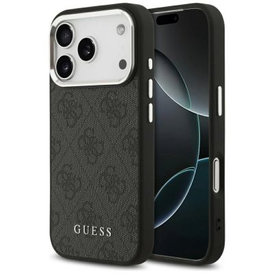 Etui Guess 4G Classic Logo MagSafe na iPhone 17 Pro - czarne