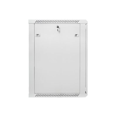 Szafa montażowe Lanberg WF01-6618-10S (18U; 900mm / 600mm / 600 mm; wisząca; Szklane; 19''; kolor szary)