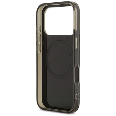 7. Etui US Polo DH and Bottom Stripe Logo MagSafe na iPhone 17 Pro - czarne