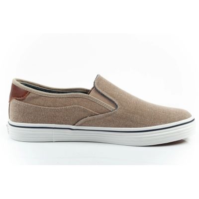 4. Wrangler buty męskie sportowe Calypso trampki Slip-On brązowe wygodne