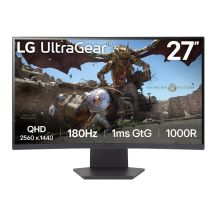 LG 27GS60QC-B monitor komputerowy 68,6 cm (27") 2560 x 1440 px Full HD LCD Czarny